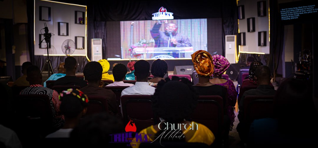 Worshippers gathered in faith